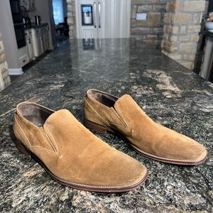 Mike Kronos Suede Mens shoes Tan Size 13